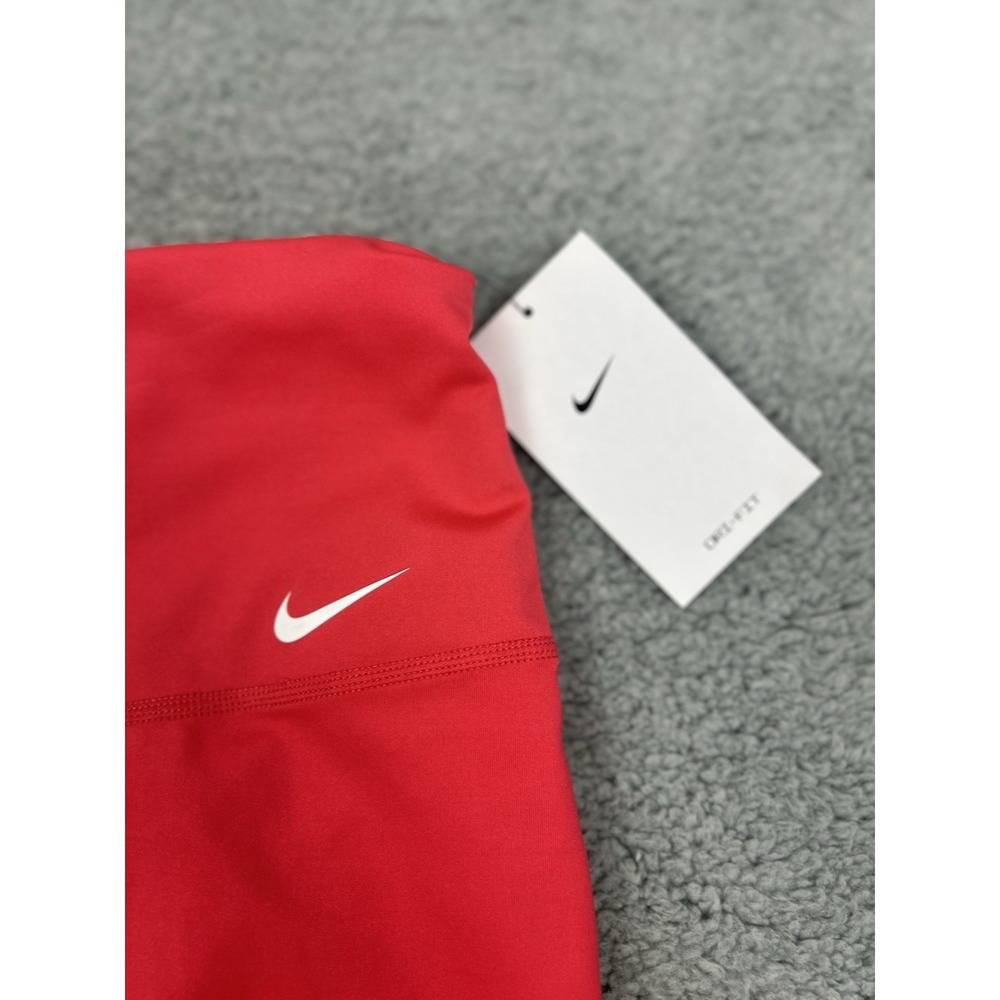 Nike One Womens Size XS Tight Fit High Rise 7" Length Shorts Pink DV9022-648 - Picture 2 of 7